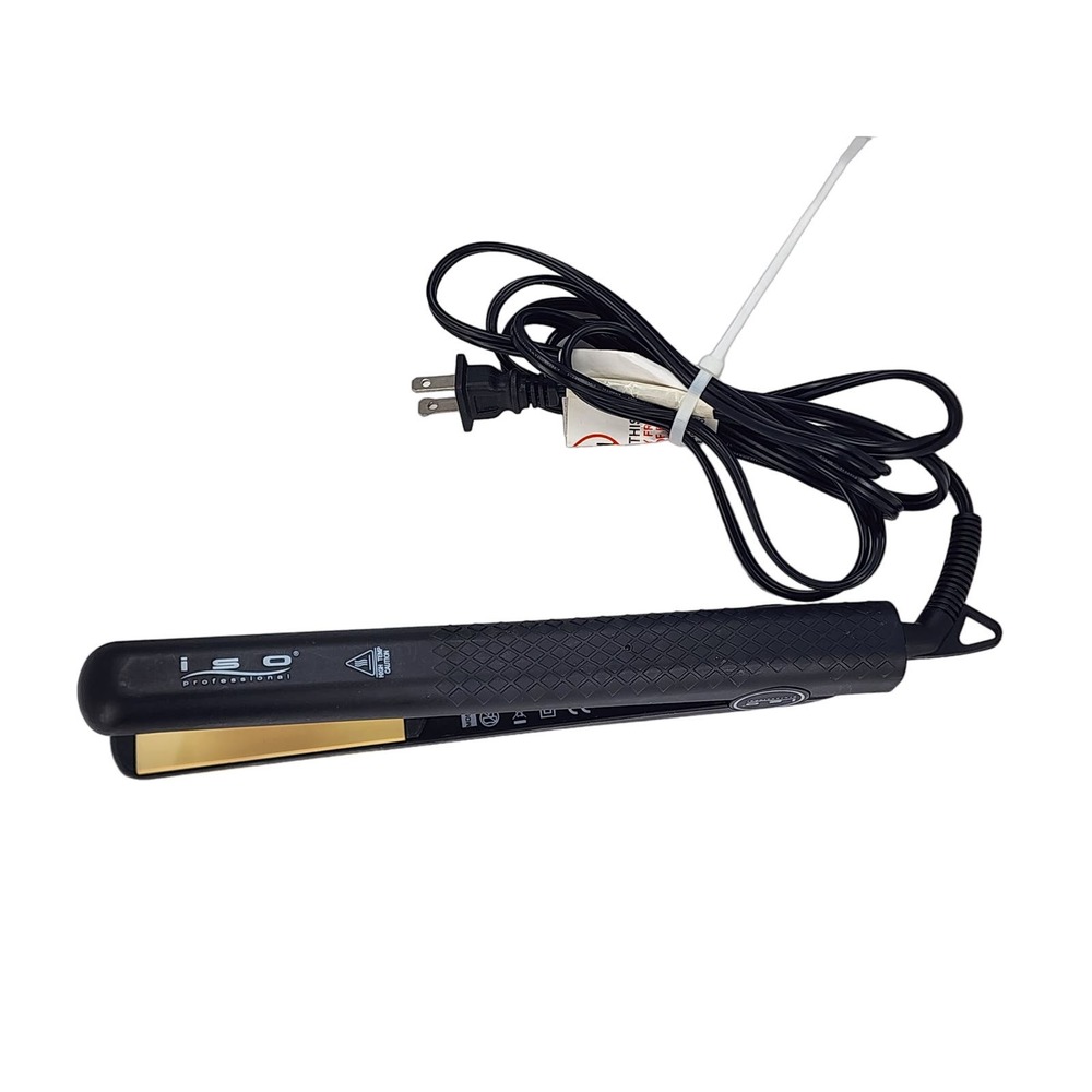 ISO Beauty Spectrum Pro 1.25" Ceramic Flat Iron Hair Straightener Temp Control